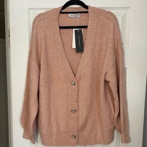 PrettyGarden Oversized V-Neck Chunky Knit Cardigan Sweater | XL | NWT